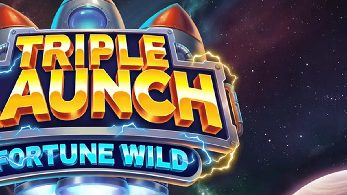Interface do jogo Triple Launch Fortune Wild com elementos futuristas
